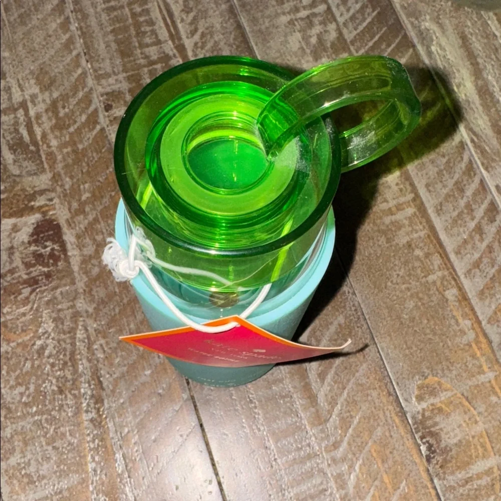 NWT, Kate Spade vintage glass water bottle with silicone sleeve . - Picture 6 of 6